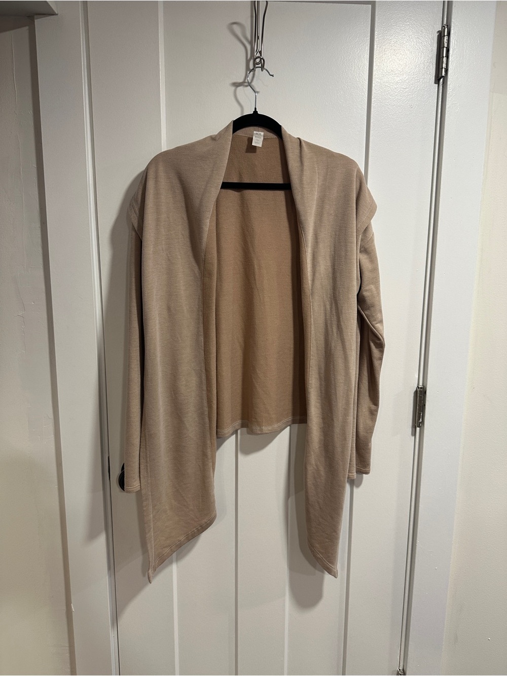 Marika Taupe Open-Front Women's Cardigan